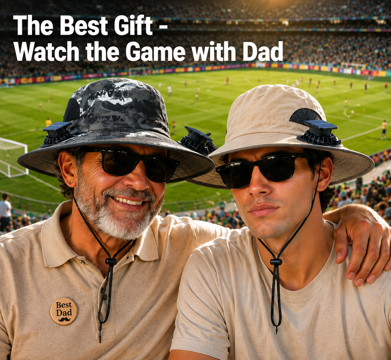 smmr Solar Fan Hat — Stay Cool Anywhere, Powered by the Sun