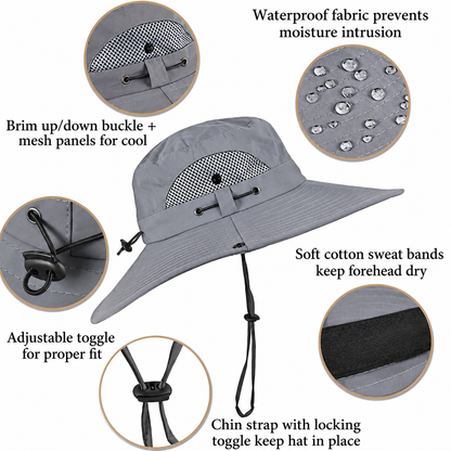 smmr Solar Fan Hat — Stay Cool Anywhere, Powered by the Sun