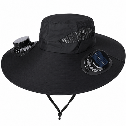 smmr Solar Fan Hat — Stay Cool Anywhere, Powered by the Sun