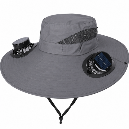 smmr Solar Fan Hat — Stay Cool Anywhere, Powered by the Sun