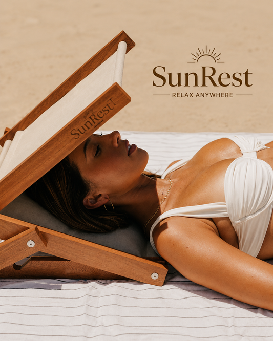 smmr SunRest Tanning Sun Shade with Pillow